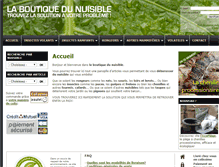 Tablet Screenshot of la-boutique-du-nuisible.fr